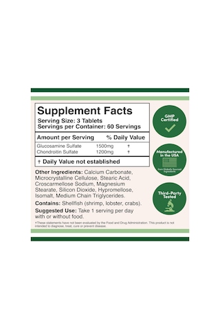 Double Wood Glucosamine Chondroitin Triple Strength 2700mg ...