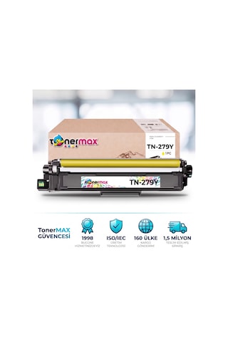 Brother Tn-279 Uyumlu, Toner Sarı- Çipli / Dcp-l3520cdw / L3560cdw / Hl-l3220cw / L3240cdw / L3280cdw / Mfc-l3270cdw / L3760cdw / L3770cdw / L3780cdw / L8390cdw