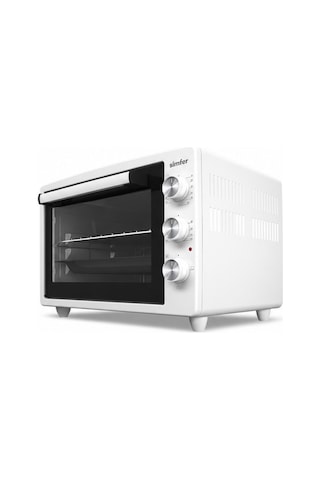 Simfer 3423 Beyaz 34 L Statik 4 Progamlı Mini / Midi Fırın
