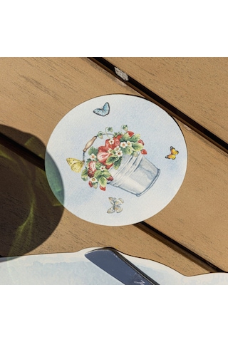 Picnic Kağıt Bardak Altlığı 10 Cm 12'li Paket Beyaz