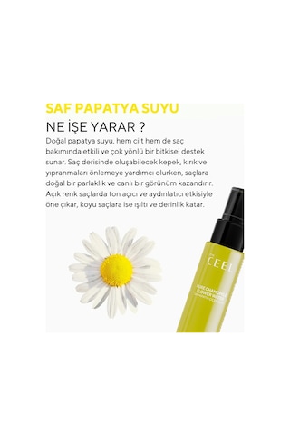 The Ceel Saf Papatya Suyu Saç Bakım Toniği 100 ML