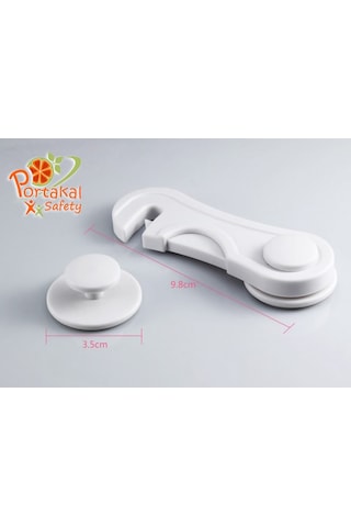 Portakal Safety Dolap-Kapak Kilidi*2Adet Çok Renkli