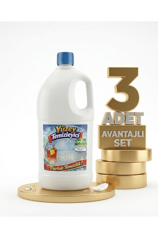 Ortem Beyaz Sabun Kokulu Yüzey Temizleyici 3x2,5 Kg Diğer