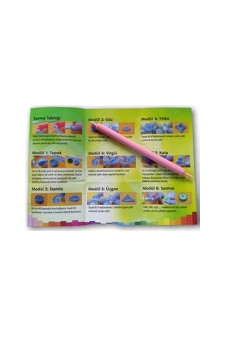 Quilling/quiling Set İnce 0,5x50 Cm 150 Kağıt Şerit 8680422509887 Genel