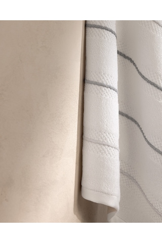 Madame Coco Celeste %100 Pamuk Yüz Havlusu - Beyaz - 50x80 Cm 8684427342404 Çok Renkli