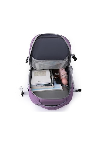 Ebitda Gri Büyük Kapasiteli Kız Sırt Çantası, Çok Fonksiyonlu Kuru Ve Islak Sınıflama, Kısa Mesafe İş Seyahati, Su Geçirmez Anne Sırt Çantası Gri