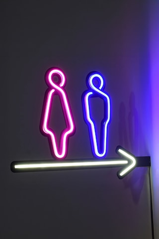 Wc Yönlendirme Neon Tabela Wc Yönlendirme Neon Tabela