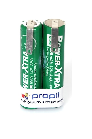 2.4 V Tıraş Makinesi Pili Aaa İnce 2'Li Puntalı 900 Mah
