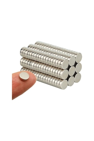 10'Lu Yuvarlak Neodyum Mıknatıs 5x2 Mm