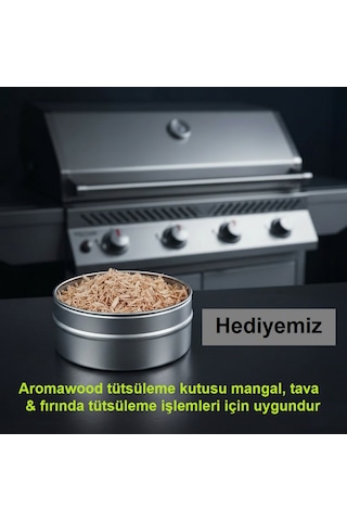 Elma Ağacı & Dağ Kekiği Özü Tütsüleme Talaşı Mangal & Bbq Barbekü İçin Yoğun Aroma