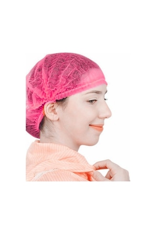 Trendooze Tek Şapkalar Salon Restoran Mutfak Laboratuvarları Kullanımlık Kırmızı Endüstriyel Rw