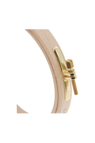 Nurge 8mm Vidalı Ağaç Kasnak - No:5 Nakış Kasnağı - 220mm - 8mm