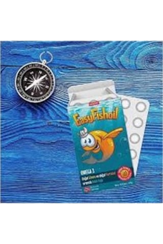 Easyfish Oil Omega 3 30Tablet Limon Ve Portakallı 2 Adet