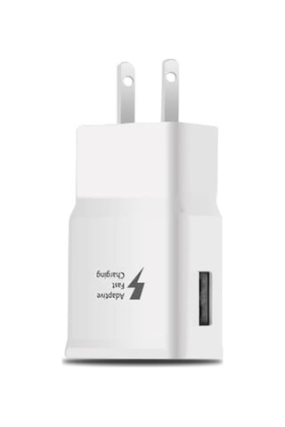 Xiyyadms Beyaz Usb Hızlı Şarj Aleti 9v-1.67a/5v-2a Otomatik Uyumlu Seyahat Şarj Cihazı Kablo Yok Abd Standartı