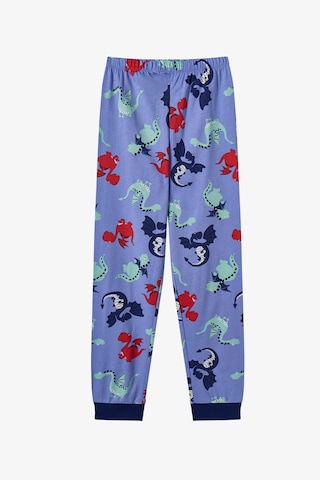 Penti Erkek Çocuk Lila Dragon Repeat Pamuklu Uzun Kollu Pijama Takımı