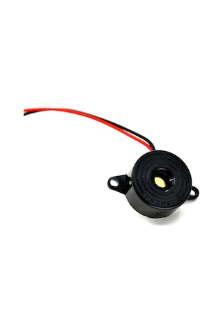 Mini Buzzer 12v Açık Kapı Far Sesli Uyarı Kesiksiz Düz Öter