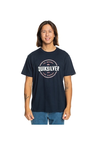 Quiksilver Circle Up Erkek Tişört Eqyzt07680-12818 Lacivert
