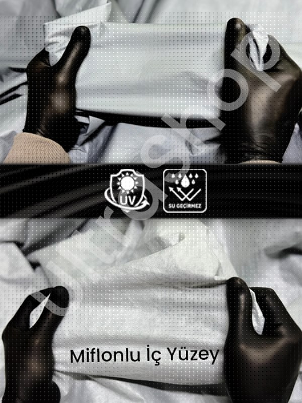 Kuba Cg150 Uyumlu Motosiklet Brandası Su Geçirmez Miflonlu Topcase Çanta Uyumlu Motor Branda