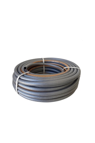 1/2'' Örgülü Premium Şeffaf Bahçe Hortumu 25 Metre