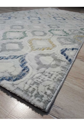 Armis Halı Ritim A353A Gri Mavi Halı Yolluk 100X200 Cm