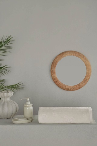 Bow Banyo Havlusu 70x140 Cm Beyaz