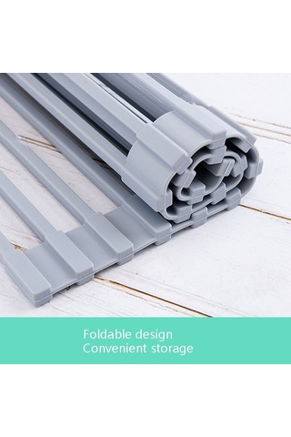 Sones Katlanır Su Filtreleri Mutfak Rafı Lavabo Kase Çubuk Filtreler, Stil: Paslanmaz Çelik 37x22cm Diğer