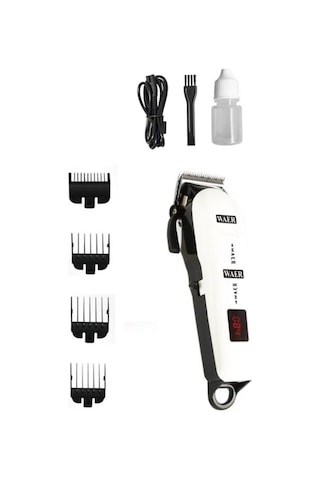 Wa-2091 Profesyonel Saç Sakal Traş Makinesi Şarjlı Hair Clipper Tüm Vücut Tıraş Aleti