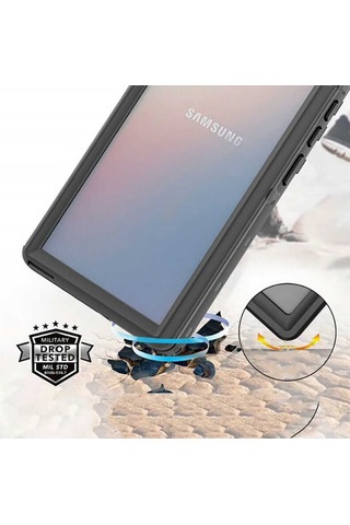Galaxy S20 Kılıf 1-1 Su Geçirmez Kılıf (553515866) Siyah