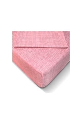 Özlü Fitted Lastikli Tek Kişilik Çarşaf Seti (100x200)-Pudra