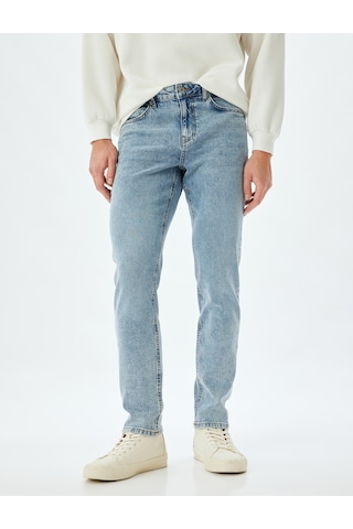Koton Slim Fit Kot Pantolon - Brad Jean Açık İndigo 5wam40079nd Açık İndigo