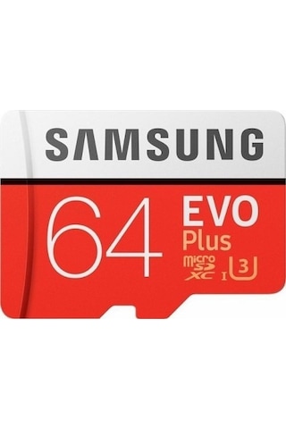 Samsung Evo Plus 64Gb 100 Mb/S Microsdxc Kart (Sd Adaptör) Mb-Mc6 Samsung Evo Plus 64Gb 100 Mb/S Microsdxc Kart (Sd Adaptör) Mb-Mc6