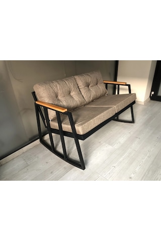 2'li Sallanan Sandalye Tv Koltuğu Kafe-balkon-mutfak-berjer-ofis Sallanır Çiftli Koltuk Çok Renkli