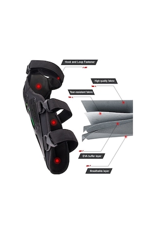 Dancemonkey Yeşil Sürme Pedleri Mt-05 Motosiklet Koruyucu Global Dişli Dirsek Cbtx 2'li Set Yeşil