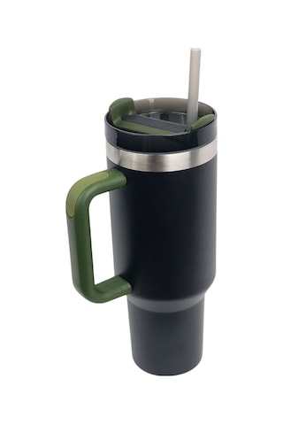 Çelik Mug Termos - Igloo - Stadler - 1.2 Lt - Siyah/haki - 205787 Çok Renkli