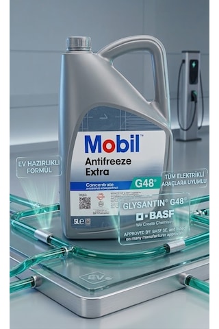 Mobil Antifreeze Extra G48 - 5l Tesla Araç Onaylı Soğutma Sıvısı