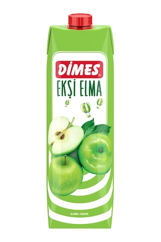 Dimes Ekşi Elmalı İçecek 1 Lt X 6 Adet