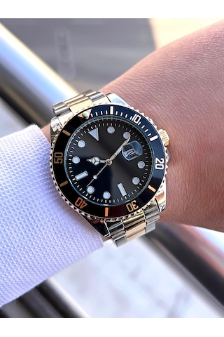 Coliseum Çelik Kordon Takvimli Kadran Kutulu Seri Erkek Kol Saati Ft.aas.ı017