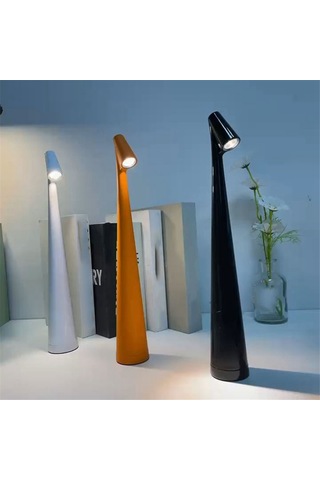 Led Masa Lambası Endüktif Işık Şarjlı Öğrenme Işığı B Beyaz