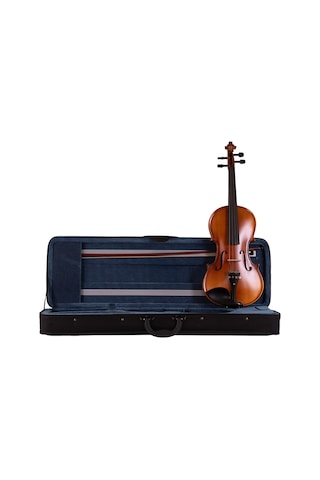 G.Steiner Vfv-017 4/4 Abanoz Aksamlı Masif Öğrenci Kemanı