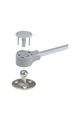 Std Dolap Amortisörü Gazlı Piston Kapak Hidroliği 27 Cm 80n Metalik