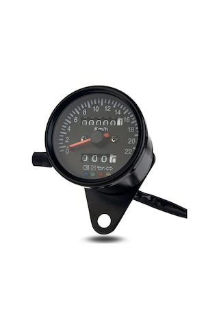 Cafe Racer Retro Özel Motosiklet Mekanik Kilometre K20477