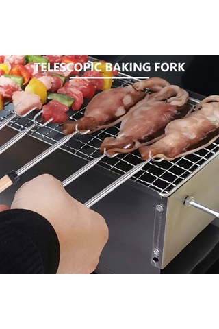 Kamp Ateşi Çubuğu, Sosis Ve Marshmallow Pişirme İçin Diğer