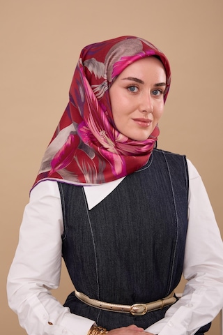 Silk Home Twill İpek Eşarp 11480-60 Bordo