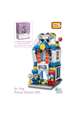 Loz Street Mini Serisi Oyun Dükkanı -lz1642 393 Parça Oyuncak Yapım Seti