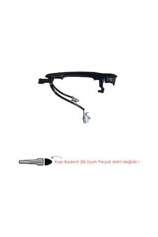Jaroparts Nissan Juke Kapı Kolu Ön Dış Sağ-sol Uyumlu 1 Adet 2010-2015 80644-1KK0D