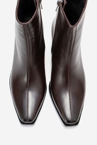 Luvishoes Luvi Shoes Lexıa Kahverengi Cilt Hakiki Deri Kadın Western Bot Kahverengi