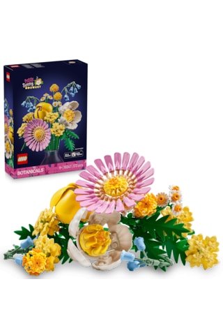 LEGO® Botanicals Küçük Sarı Buket 10347 - 9 Yaş ve Üzeri için Yaratıcı Dekoratif Çiçek Buketi Yapım Seti (373 Parça)