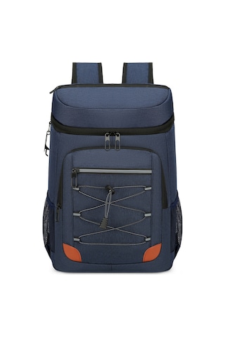 Mufunye Outdoor Piknik Çanta Isı Yalıtımlı Alüminyum Folyo İçli Su Geçirmez Çok Fonksiyonlu Mutfak Çantası Mavi Mavi