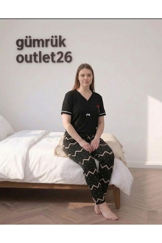 Vinetta Pijama Siyah