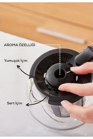 Karaca Uyumlu Hatır Plus Mod 5 In 1 Cam Demlik Chrome Sap